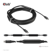 CLUB3D CAC-1535 USB-kablar USB 3.2 Gen 2 (3.1 Gen 2) 5 m USB C 10 Gbit/s 60 W Svart
