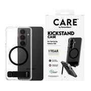 PanzerGlass CARE by Kickstand Case Transparent w. Qi Samsung Galaxy S26