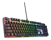 Trust GXT 871 Zora tangentbord Spela USB tyska Svart