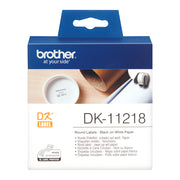 Brother DK-11218 utskriftsbara etiketter Vit