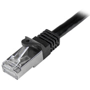 StarTech.com N6SPAT5MBK nätverkskablar Svart 5 m Cat6 SF/UTP (S-FTP)