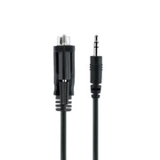 StarTech.com 1 m DB9 till 3,5 mm seriell kabel för konfiguration av seriell enhet