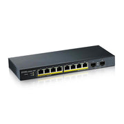 Zyxel GS1900-10HP hanterad L2 Gigabit Ethernet (10/100/1000) Strömförsörjning via