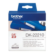 Brother DK-22210 etikett-tejp Svart på vitt
