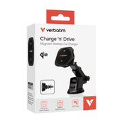 Verbatim Charge 'n' Drive Qi2 Smartphone Svart USB Trådlös laddning Snabb laddning