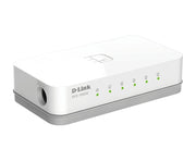 D-Link ES-1005C/E Ohanterad Fast Ethernet (10/100) Skrivbord Vit