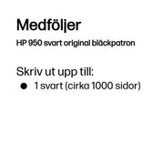 HP 950 svart original bläckpatron - CN049AE