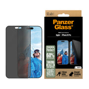 PanzerGlass 2-Way Privacy Screen Protector iPhone 16 Pro