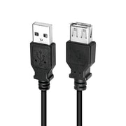 LogiLink CU0011B USB-kablar USB 2.0 3 m USB A 0,48 Gbit/s Svart