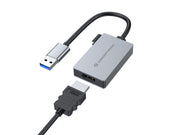 Conceptronic ABBY22G USB-grafikadapter 1920 x 1080 pixlar Grå