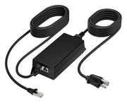 HP Poly PoE++ 65W 2.5G Adapter with 3.66m CAT6A Cable and Power Cord Svart