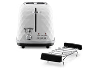 De’Longhi CTJ 2103.W brödrostar 2 skivor 900 W Svart