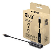 CLUB3D CAC-1421 kabelomvandlare (hane/hona) USB Type-A RJ45 Svart
