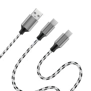 LogiLink CU0202 USB-kablar USB 2.0 1,2 m USB A USB C/Micro-USB A 0,48 Gbit/s 10 W Grå