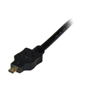 StarTech.com HDDDVIMM1M videokabeladapter 1 m Micro-HDMI DVI-D Svart