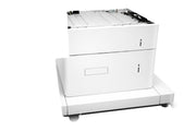 HP LaserJet med magasin för 1x550 ark och högkapacitetsmatare 2000 ark och stativ