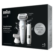 Braun Silk-épil 9 9-341 epilatorer 40 pincetter Vit