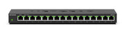 NETGEAR GS316 Ohanterad L2 Gigabit Ethernet (10/100/1000) Svart