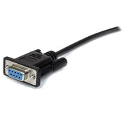 StarTech.com MXT1002MBK seriella kablar Svart 2 m DB-9
