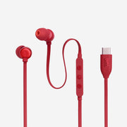 JBL Tune 310C Headset Kabel I öra Samtal/musik USB Type-C Röd