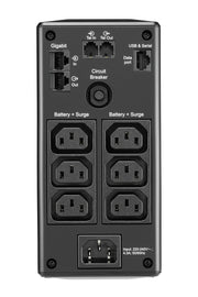 APC BR900MI strömskydd (UPS) Linjeinteraktiv 0,9 kVA 540 W 6 AC-utgångar