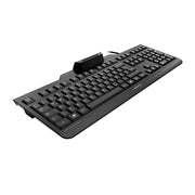 CHERRY JK-A0400EU-2 tangentbord Kontor USB QWERTY Engelska (USA) Svart