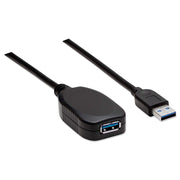 Manhattan 150712 USB-kablar USB 3.2 Gen 1 (3.1 Gen 1) 5 m USB A 5 Gbit/s Svart