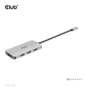 CLUB3D CSV-1547 gränssnittshubbar USB 3.2 Gen 2 (3.1 Gen 2) Type-C 10000 Mbit/s Svart
