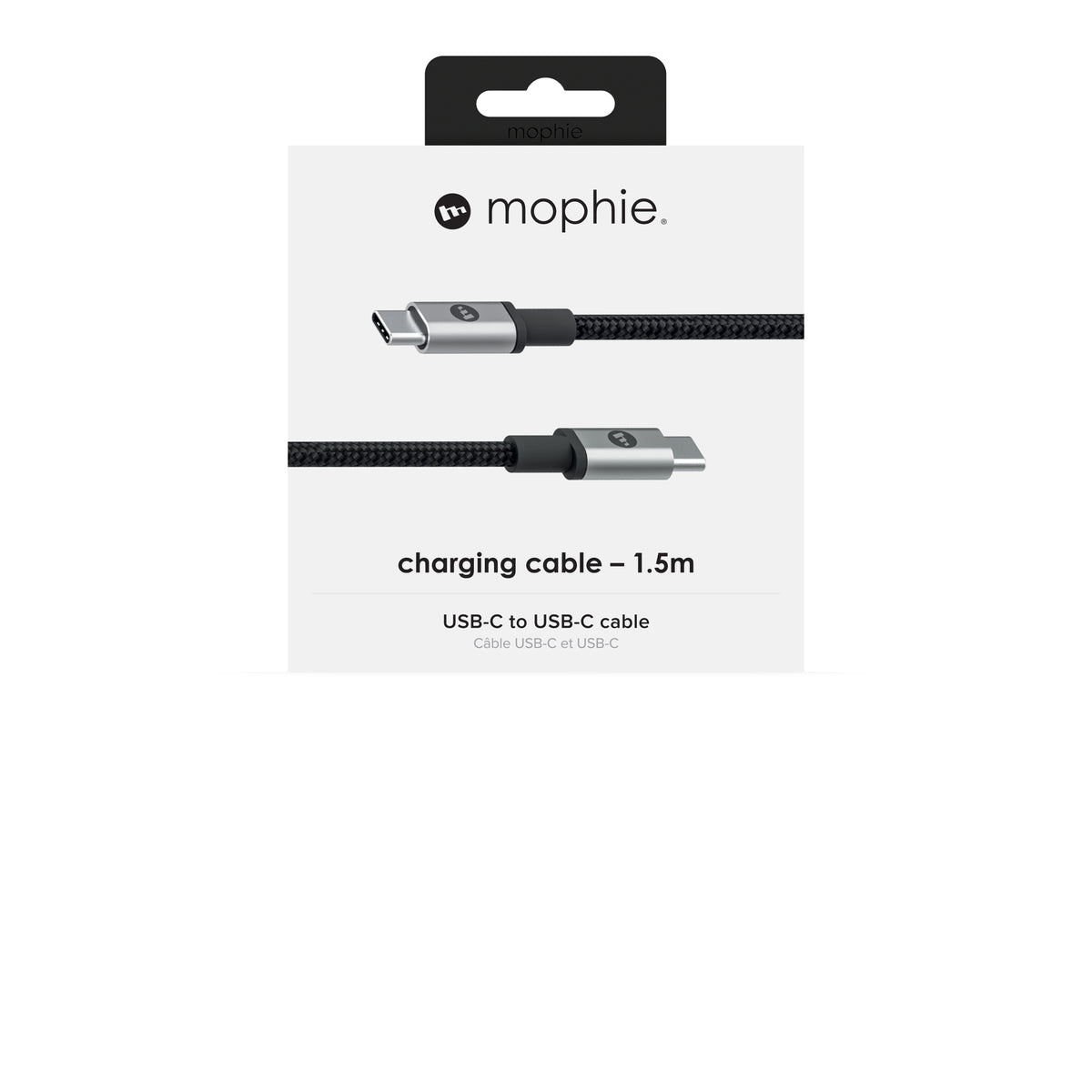 mophie 409903204 USB-kablar USB 3.2 Gen 1 (3.1 Gen 1) 1,5 m USB C Svart