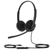 Yealink UH34 Lite Dual Teams Headset Kabel Huvudband Kontor/callcenter USB Type-A