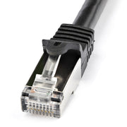 StarTech.com N6SPAT1MBK nätverkskablar Svart 1 m Cat6 SF/UTP (S-FTP)