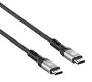 Manhattan 356374 USB-kablar USB4 Gen 3x2 1 m USB C 40 Gbit/s 240 W Svart