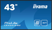 iiyama PROLITE LE4341S-B2 Platt skärm för digital skyltning