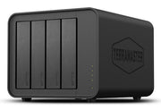 TerraMaster D4-320 hårddiskar Skrivbord Svart