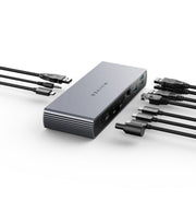 Targus HDTB4D-EUZ dockningsstationer för bärbara datorer Thunderbolt 4 Grå