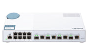 QNAP QSW-M408-4C nätverksswitchar hanterad L2 Gigabit Ethernet (10/100/1000) Vit