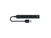 Conceptronic HUBBIES05B gränssnittshubbar USB 2.0 480 Mbit/s Svart