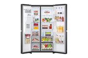 LG GSLV71MCTE Kombinerad kyl/frys side-by-side Fristående 635 l Svart