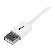 StarTech.com 3m USB2.0 m/f USB-kablar USB A 0,48 Gbit/s Vit