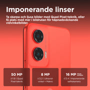 Motorola moto G35 5G - 128 GB - Röd