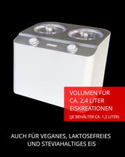 Unold Doppio Glassmaskin med kompressor 2,4 l 250 W Satinstål