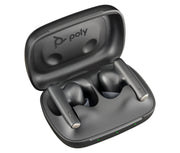 HP Poly Voyager Free 60 UC Carbon Black Earbuds + BT700 USB-C-adapter +