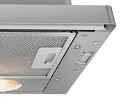 Beko HNT61210X köksfläkt Halvinbyggd (utdragbar) Rostfritt stål 280 m³/h