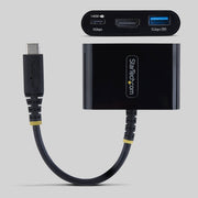 StarTech.com USB-C till HDMI-multiportadapter med 140 W PD-laddning