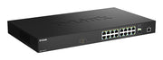 D-Link DMS-1250-18P/E nätverksswitchar hanterad L2 2.5G Ethernet (100/1000/2500)