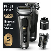 Braun Series 9 Pro+ 9575cc Wet & Dry Folierakapparat Trimmer Metallisk