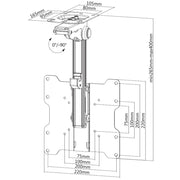 Techly ICA-CPLB 222 tv-fäste