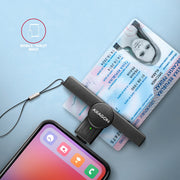 Axagon CRE-SMPC USB-C Smart card/ID card PocketReader läsare smarta kort inomhus USB