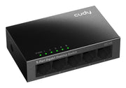 Cudy GS105 nätverksswitchar Ohanterad Gigabit Ethernet (10/100/1000) Svart