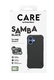 PanzerGlass CARE by Samba Case Black w. MagSafe iPhone 17